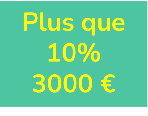 PLUS QUE 10%