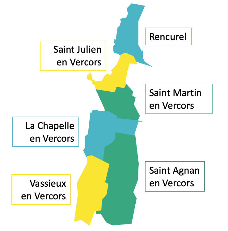 6 communes